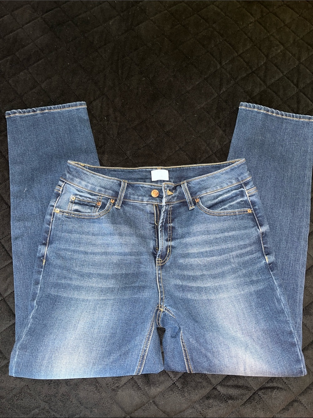 Time and Tru Classic Straight Leg Jeans in Blue Wash